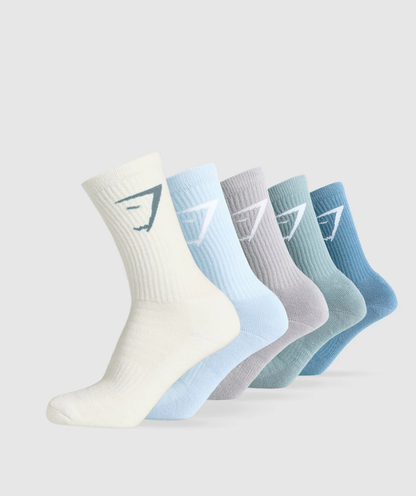 MEDIAS COLOR PASTEL  5 PARES